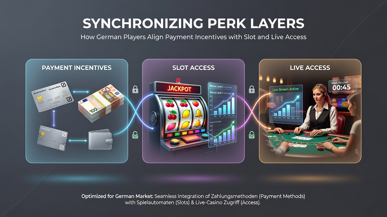 Abstimmung von Zahlungsperks mit Live-Dealer-Zugängen und Slot-Incentives auf regulierten deutschen Plattformen
